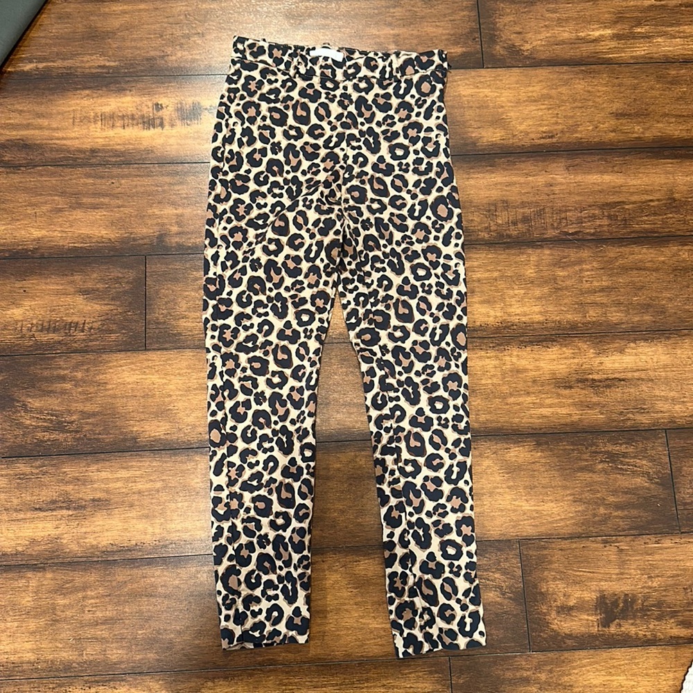 Animal print slacks